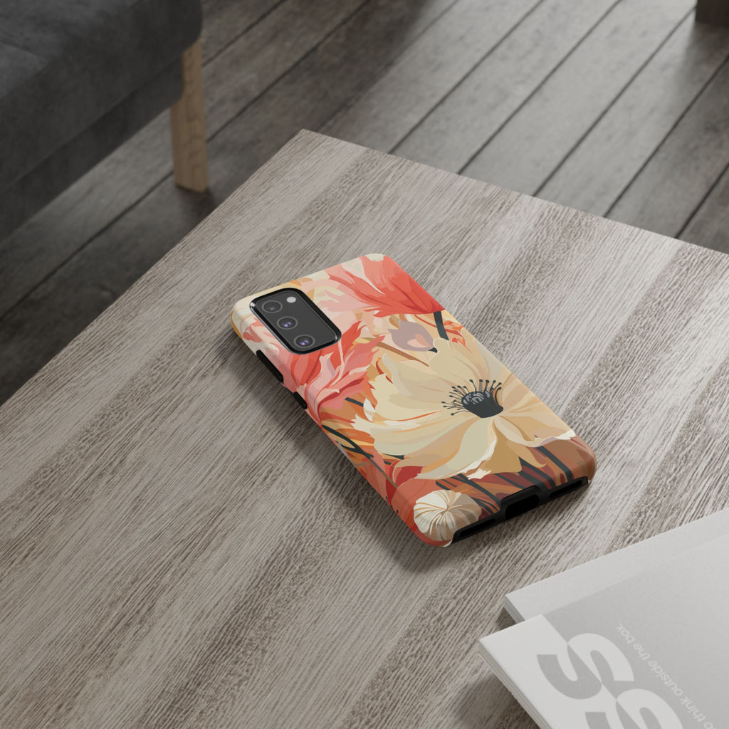 Floral Phone Case, Tough Protective Cover for Floral Lovers, Perfect Gift for Friends, Spring Celebration, Art Lovers Gift