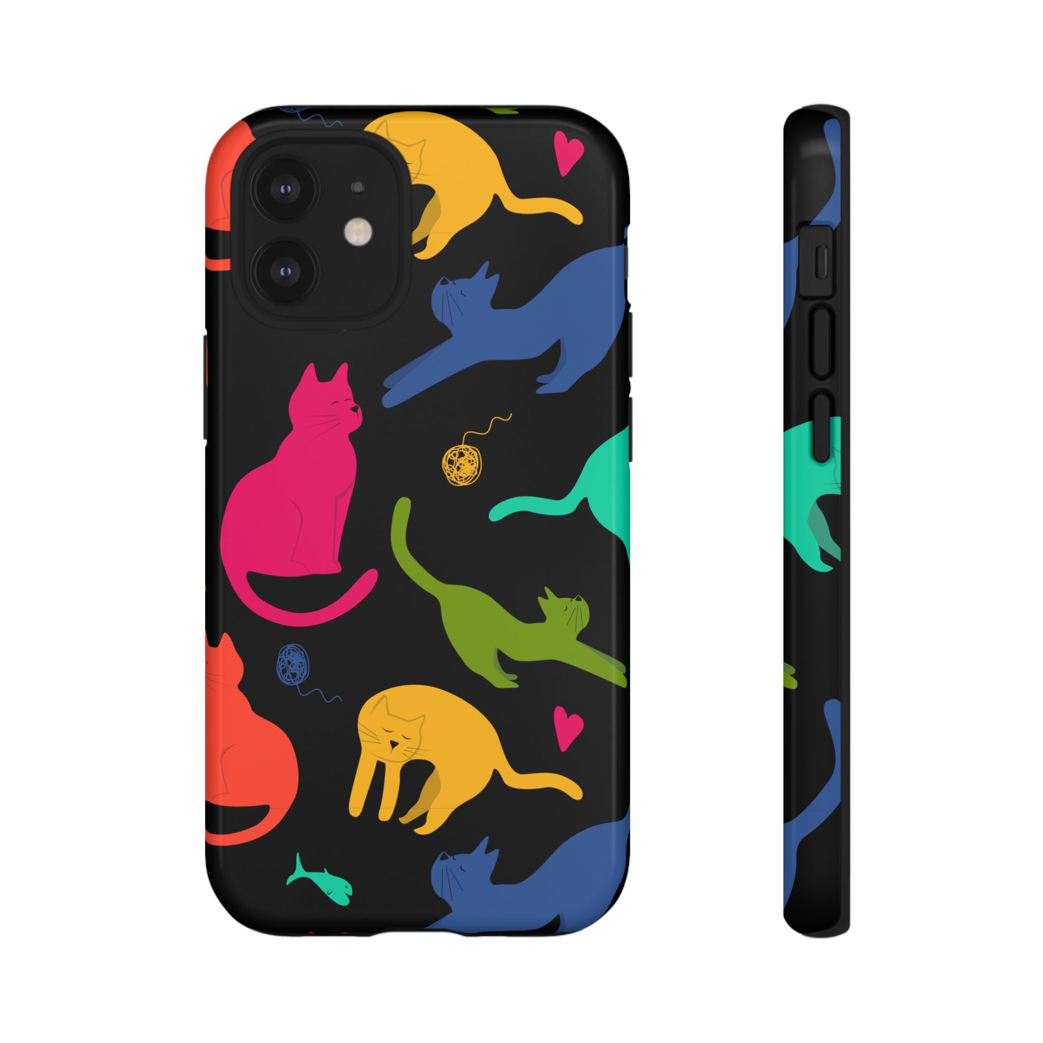 Colorful Cat Phone Case - Fun Pet Lover Accessory, Paw-some Gift for Cat Owners, Colorful Protective Cover, Cute Animal Phone [...]