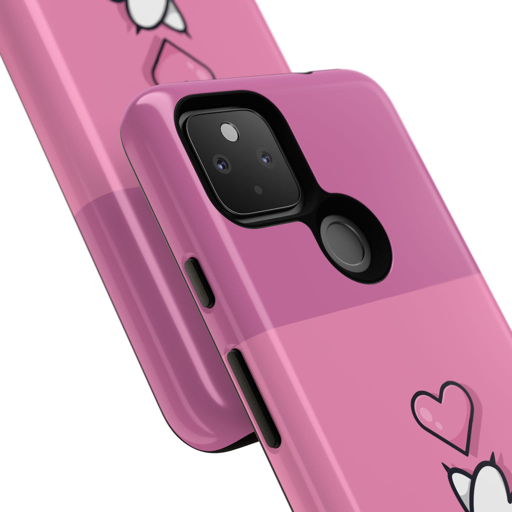 Cute Cat Paw Phone Case, Playful Pet Lover Gift, Animal Print Phone Cover, Heart Design Case, Fun Feminine Case, Kawaii Style