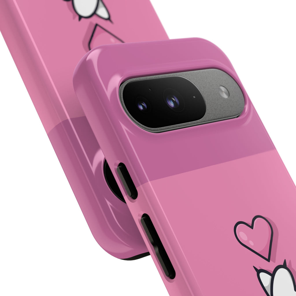 Cute Cat Paw Phone Case, Playful Pet Lover Gift, Animal Print Phone Cover, Heart Design Case, Fun Feminine Case, Kawaii Style