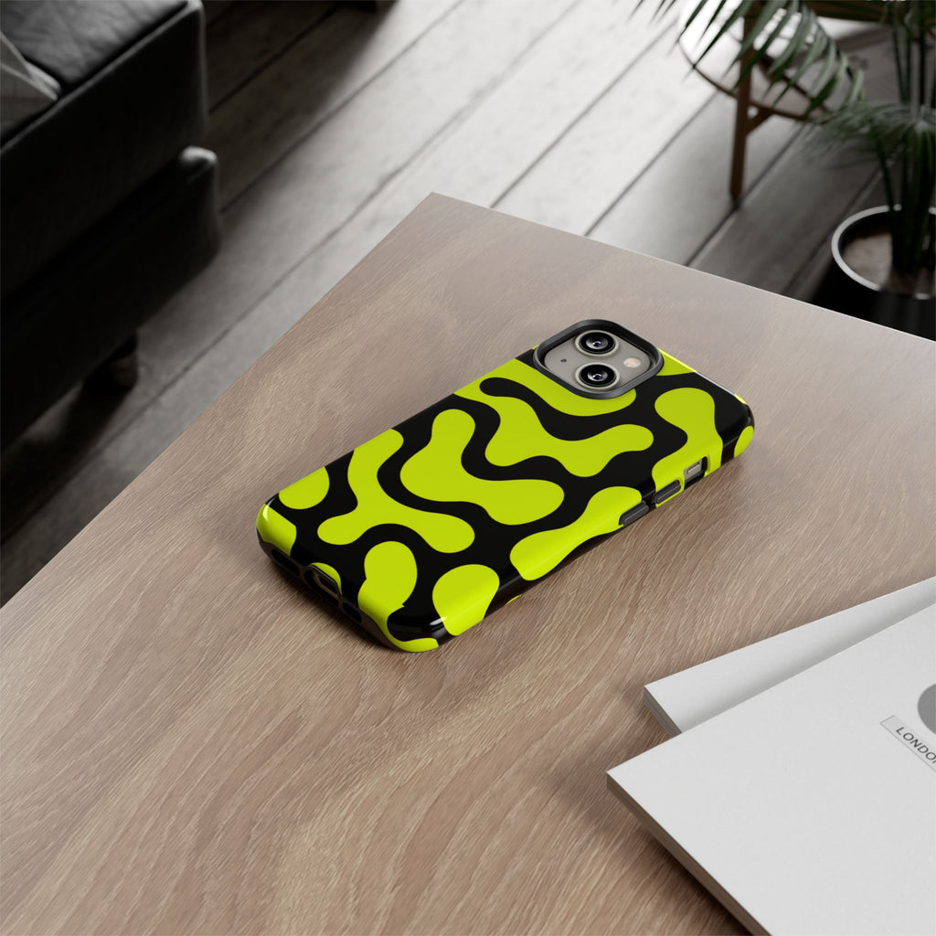 Bold Pattern Phone Case, Stylish Protective Cover, Unique Gift for Tech Lovers, Trendy Mobile Accessory, Rejuvenate Your Style