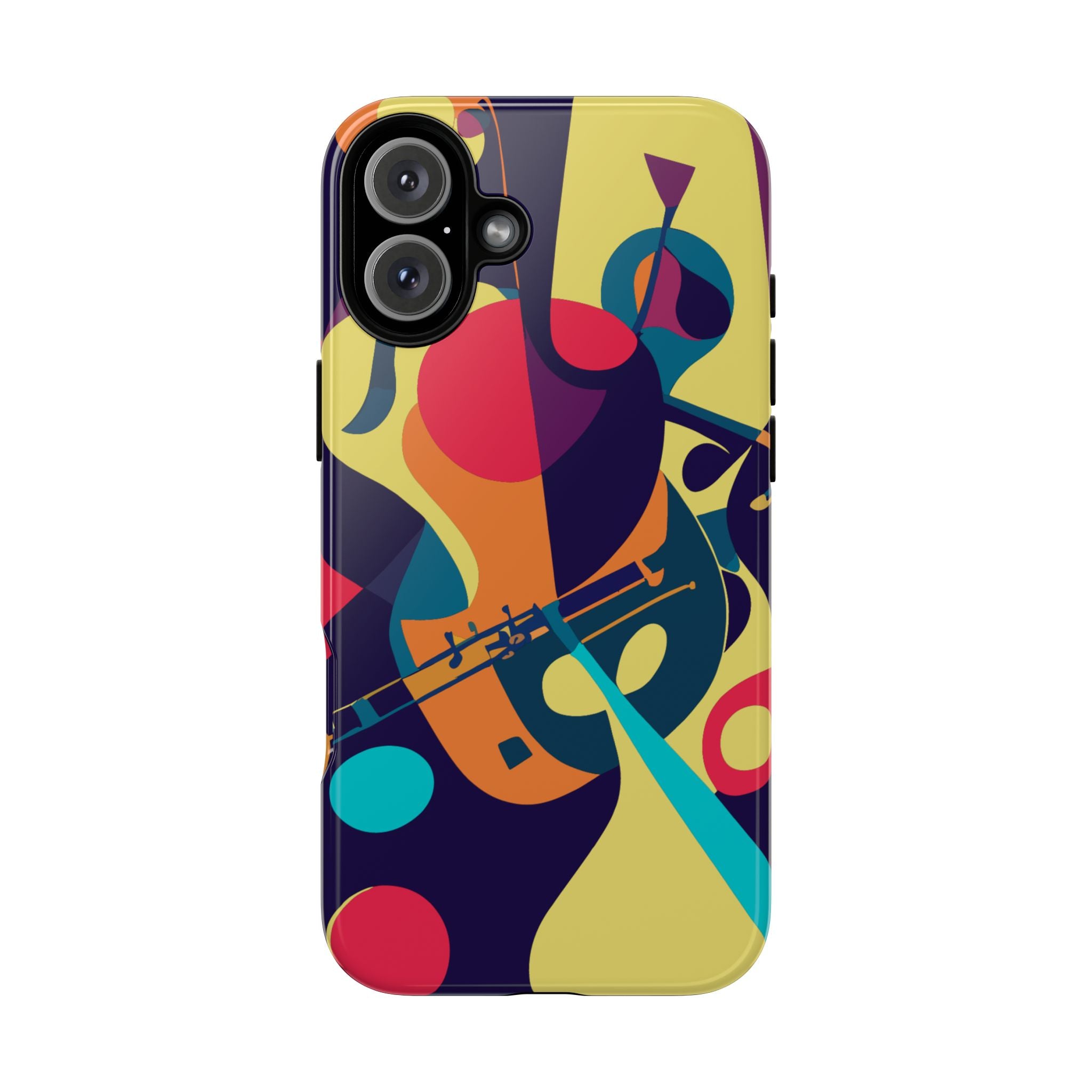 Vibrant Guitar Phone Case - Tough Cases for Music Lovers, Colorful Phone Cover, Gifts for Musicians, Artistic Mobile Accessories, [...]