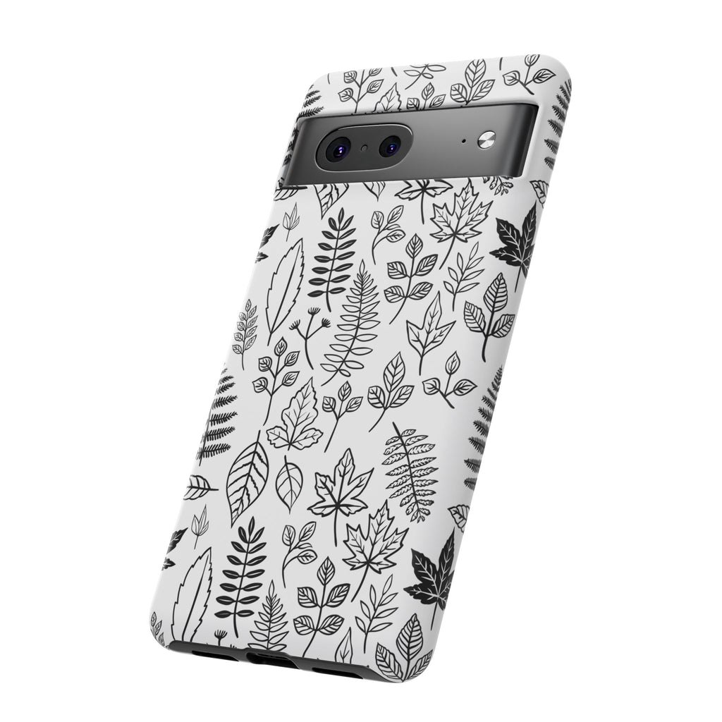 Stylish Phone Case for Nature Lovers, Botanical Design, Gift for Her, Fall Accessories, Customizable Tech Gear