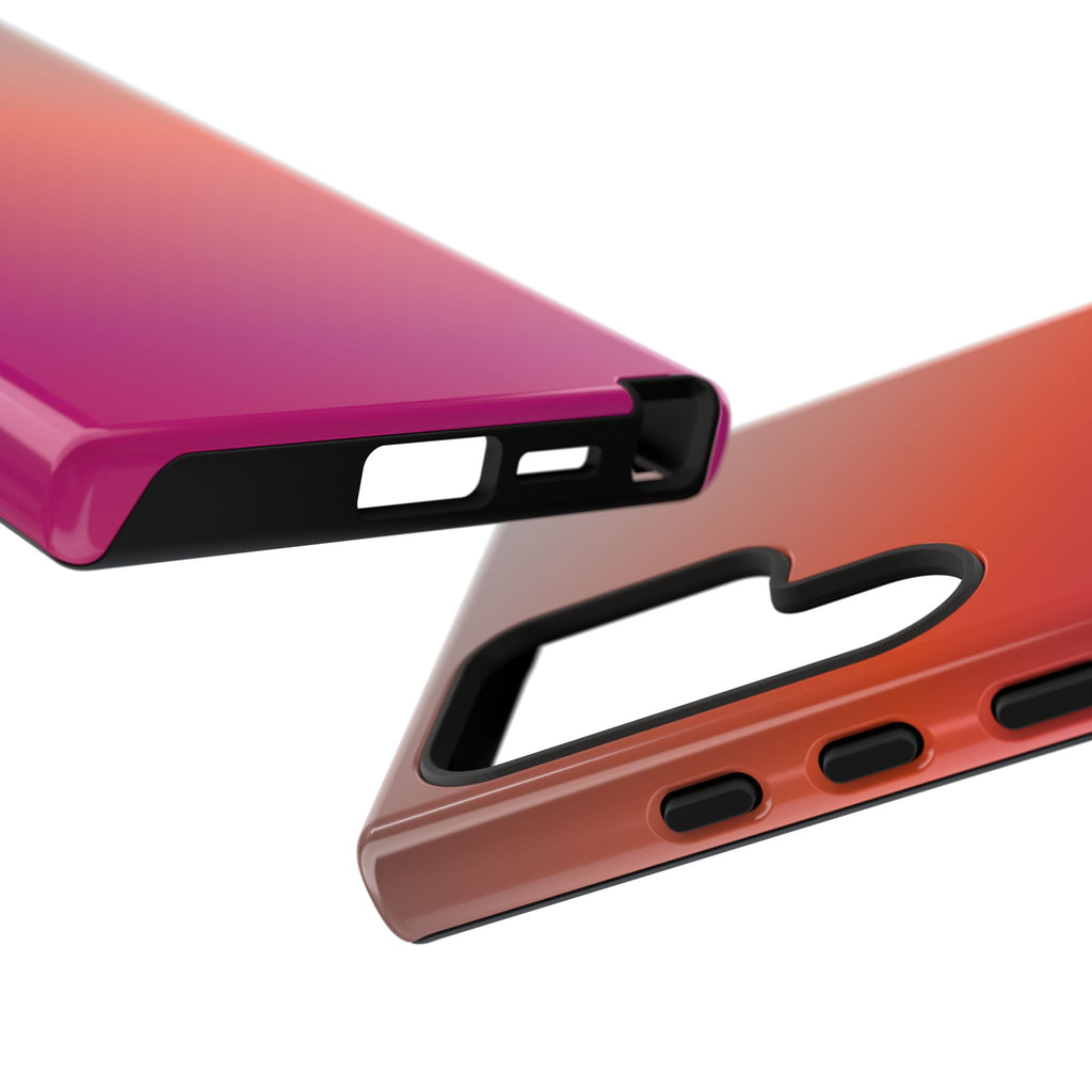 Gradient Phone Case, Custom Tough Case, Durable Phone Accessory, Vibrant Design, Gift for Tech Lovers, Birthday and Holiday Present