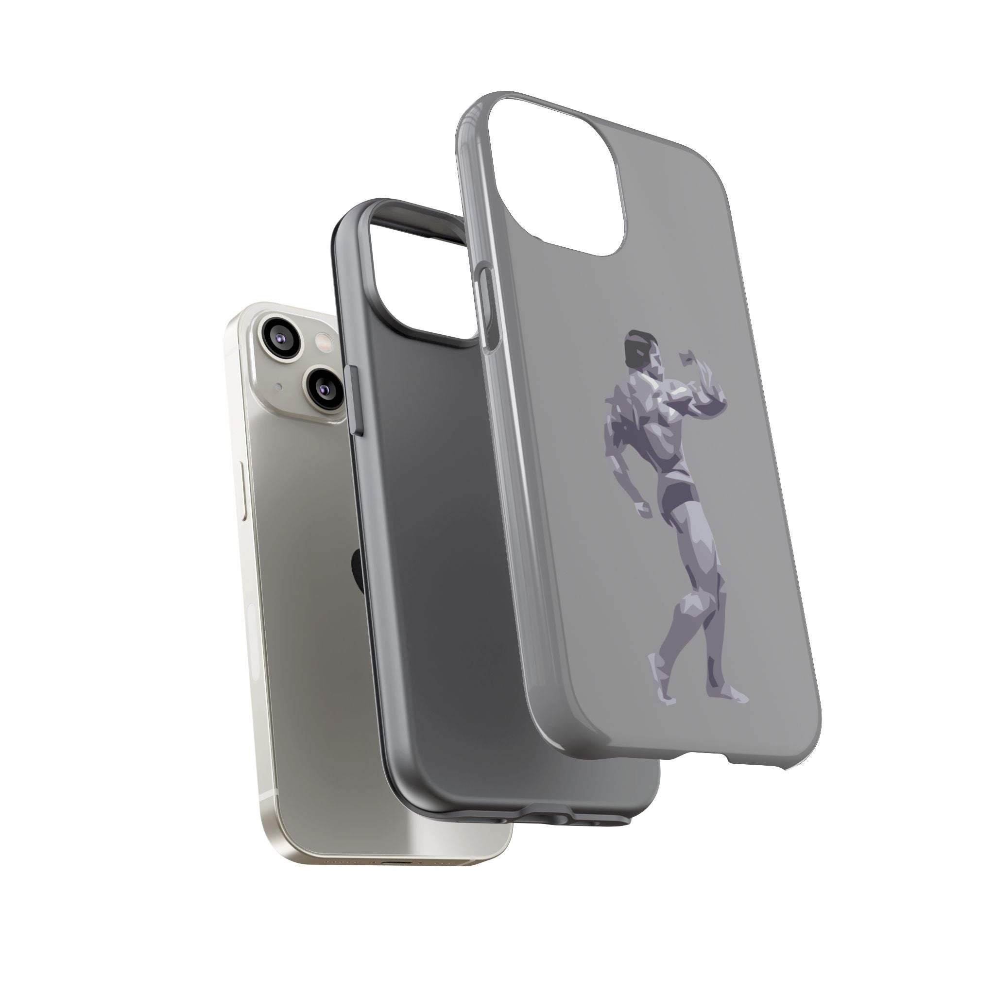 Muscle Man Phone Case - Tough Cases, Martial Arts Gift, Gym Lover Accessories, Inspirational Phone Cover, Unique Tech Gift