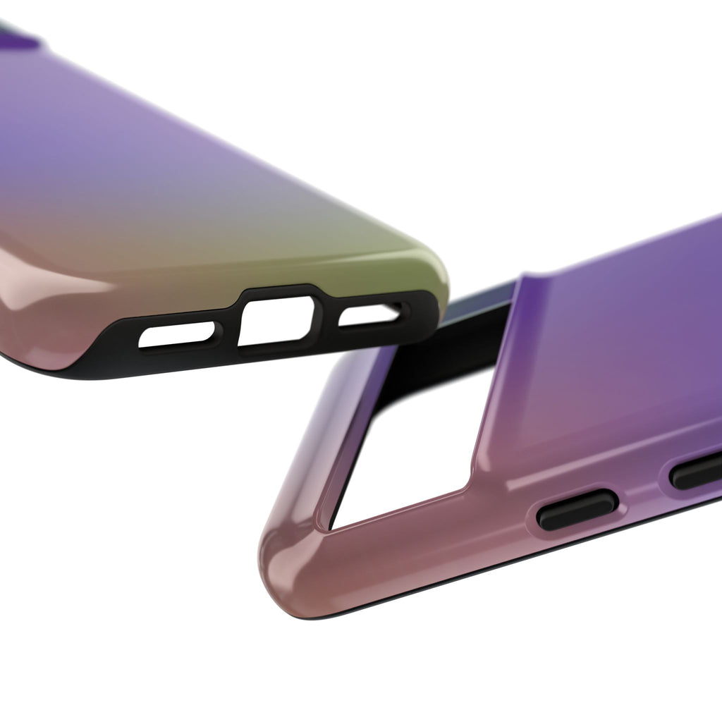 Colorful Phone Case, Tough Phone Cover, Gradient Design Case, Stylish Mobile Accessories, Unique Gift for Her