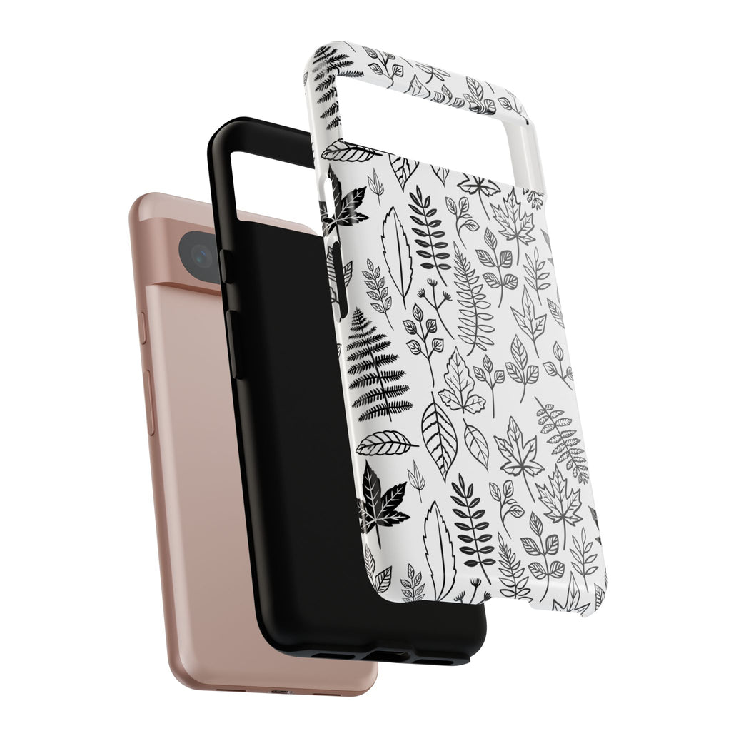 Stylish Phone Case for Nature Lovers, Botanical Design, Gift for Her, Fall Accessories, Customizable Tech Gear