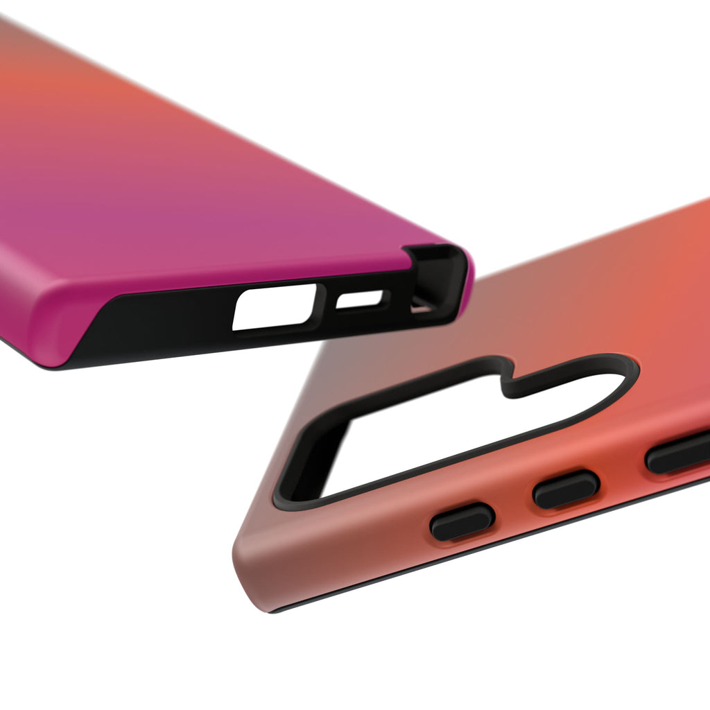 Gradient Phone Case, Custom Tough Case, Durable Phone Accessory, Vibrant Design, Gift for Tech Lovers, Birthday and Holiday Present