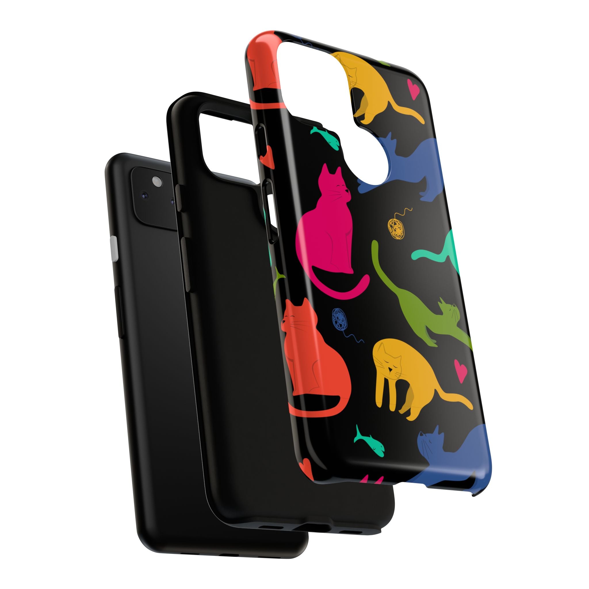 Colorful Cat Phone Case - Fun Pet Lover Accessory, Paw-some Gift for Cat Owners, Colorful Protective Cover, Cute Animal Phone [...]