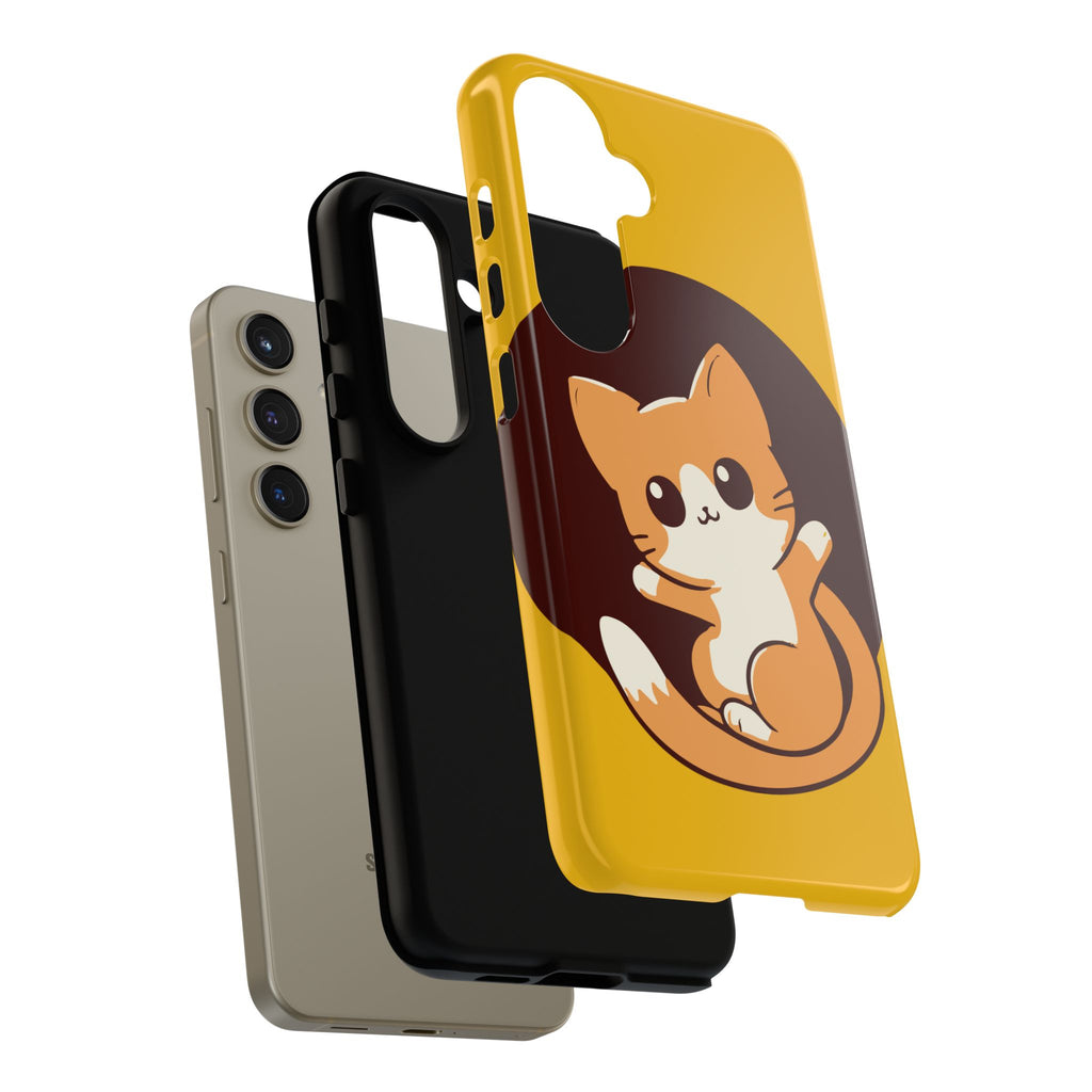 Cute Cat Phone Case | Tough Cases for Cat Lovers, Animal Design, Fun Gift, Unique Case, Durable Protection
