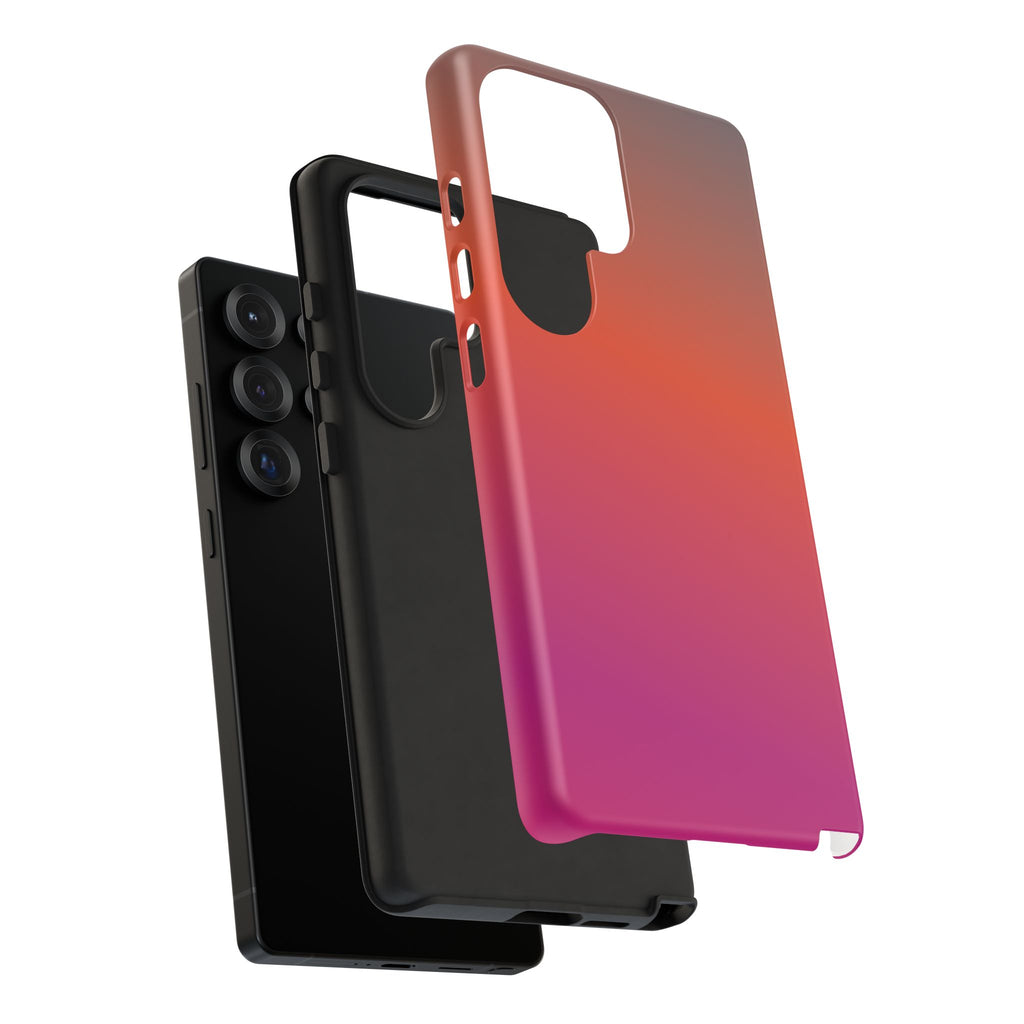 Gradient Phone Case, Custom Tough Case, Durable Phone Accessory, Vibrant Design, Gift for Tech Lovers, Birthday and Holiday Present
