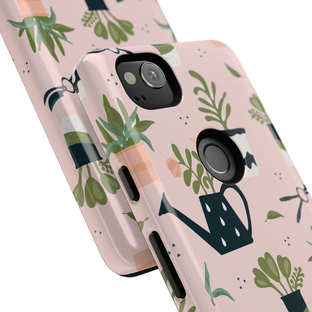 Floral Phone Case, Cute Plant Lover Case, Gift for Gardeners, Phone Cover, Green Thumb Accessories, Mother's Day Gift