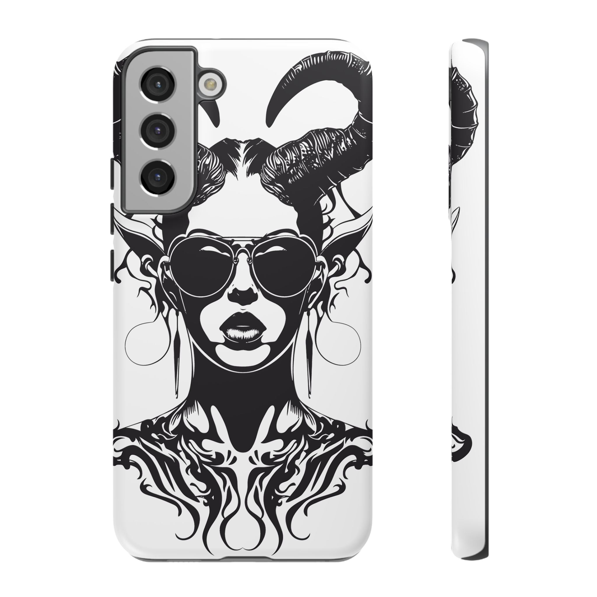 Tough Cases: Stylish Phone Case with Edgy Design, Protective Cover, Gift for Her, Trendy Accessories, Unique Art, Holiday Present