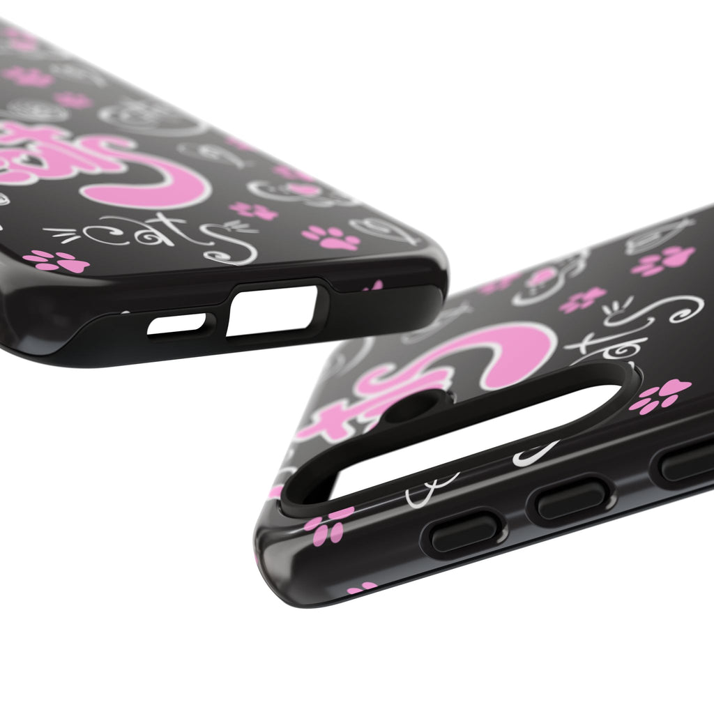 Cute Cat Print Phone Cases, Tough Cases for Cat Lovers, Pet Phone Cover, Gift for Cat Moms, Stylish Phone Accessories