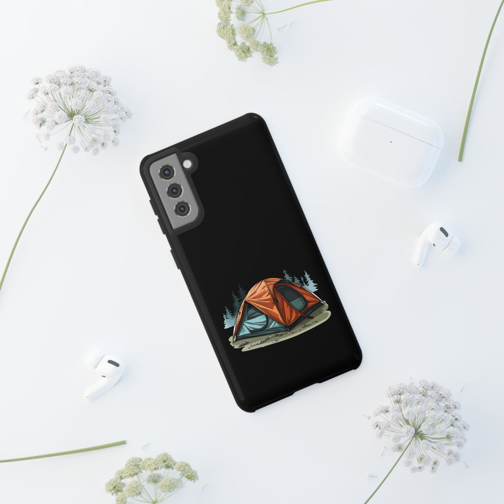 Camping Phone Case, Outdoor Adventure, Nature Lover Gift, Tough Cases, Hiking Accessory, Travel Gear, Camping Vibes