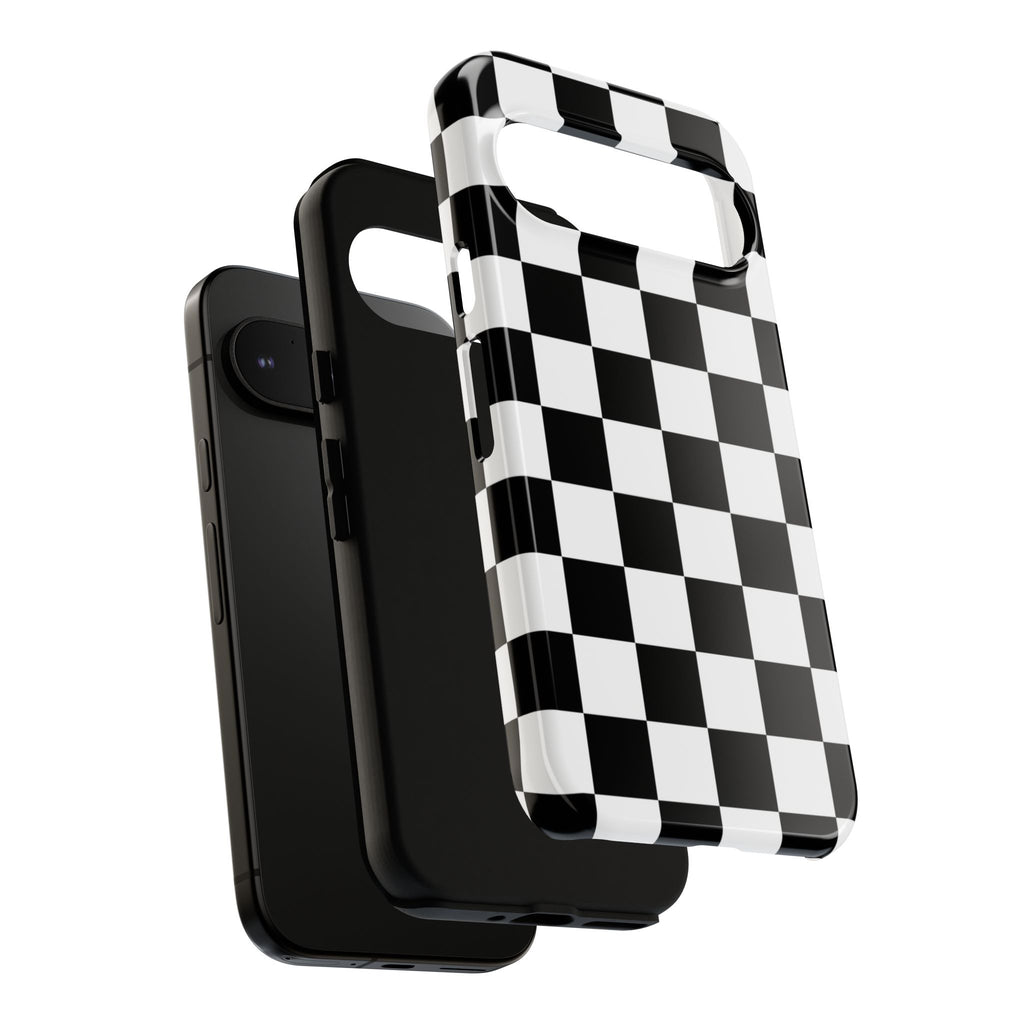 Stylish Checkered Phone Case | Trendy Protective Cover for iPhone, Gift for Teens, Fashion Accessory, Unique Design for All Occasions