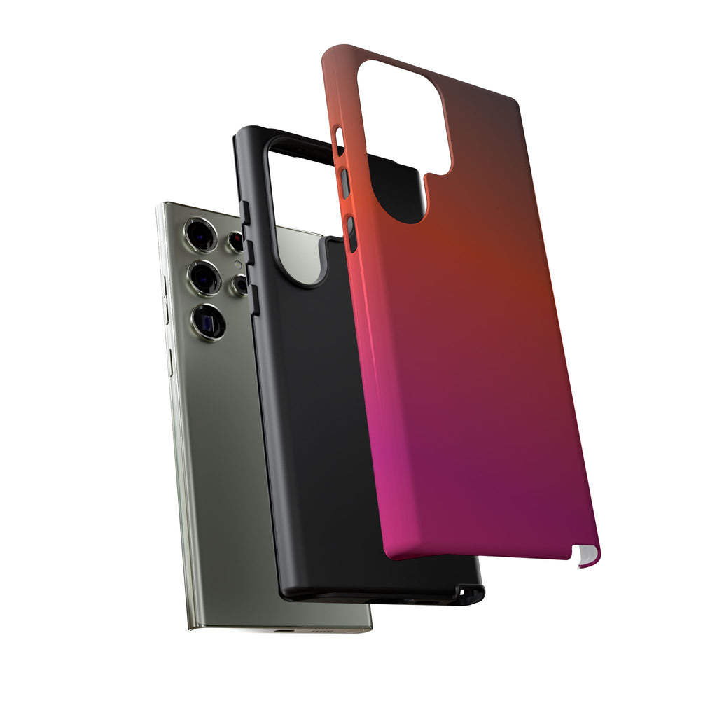 Gradient Phone Case, Custom Tough Case, Durable Phone Accessory, Vibrant Design, Gift for Tech Lovers, Birthday and Holiday Present