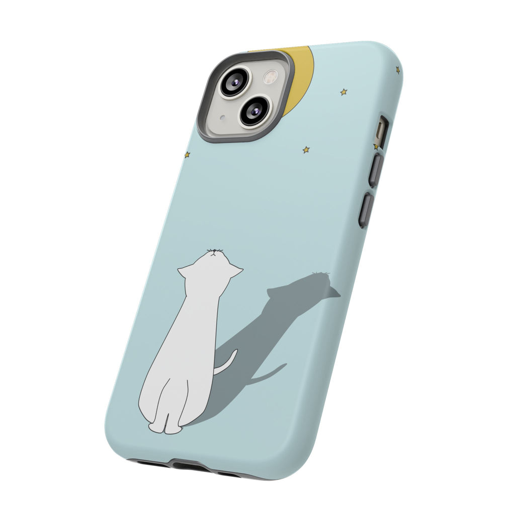 Cute Cat Phone Case, Tough Phone Cover, Pet Lover Gift, Unique Case, Animal Decor, Birthday Gift