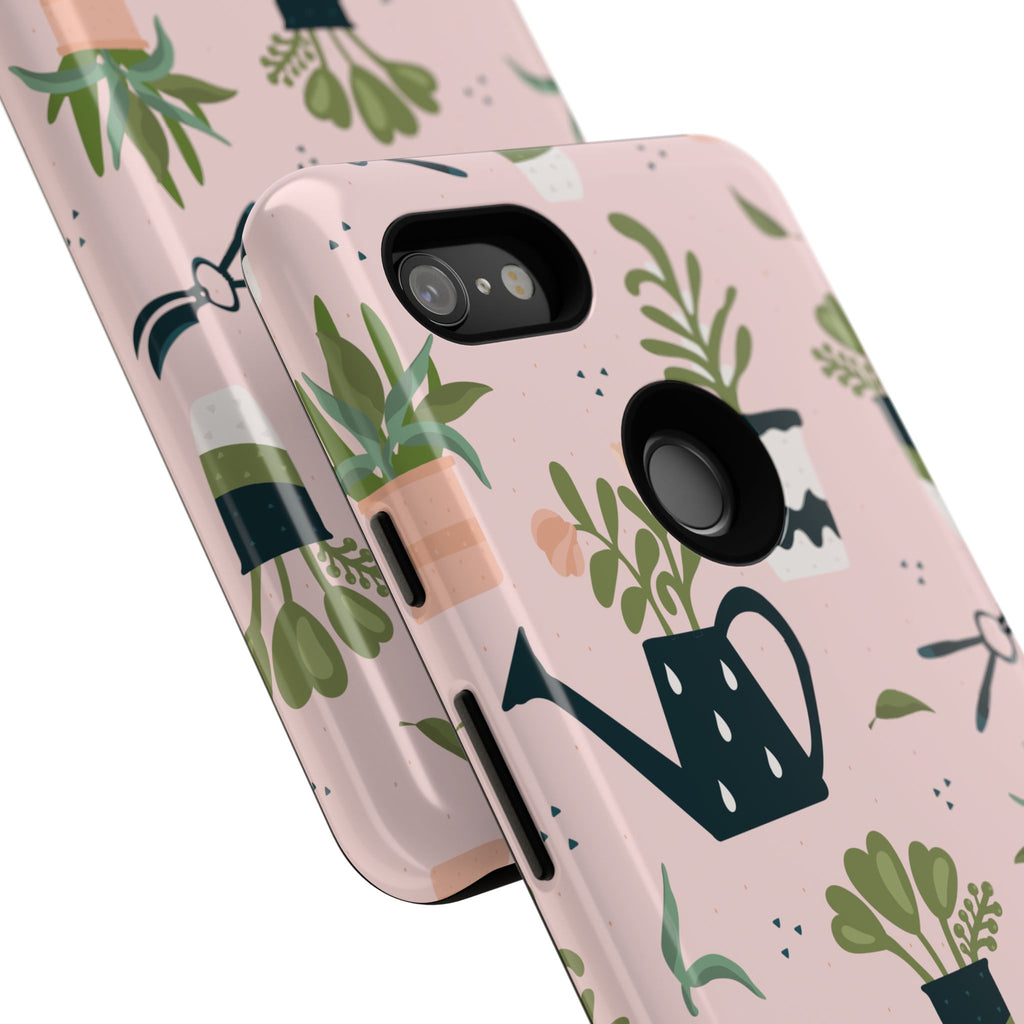 Floral Phone Case, Cute Plant Lover Case, Gift for Gardeners, Phone Cover, Green Thumb Accessories, Mother's Day Gift
