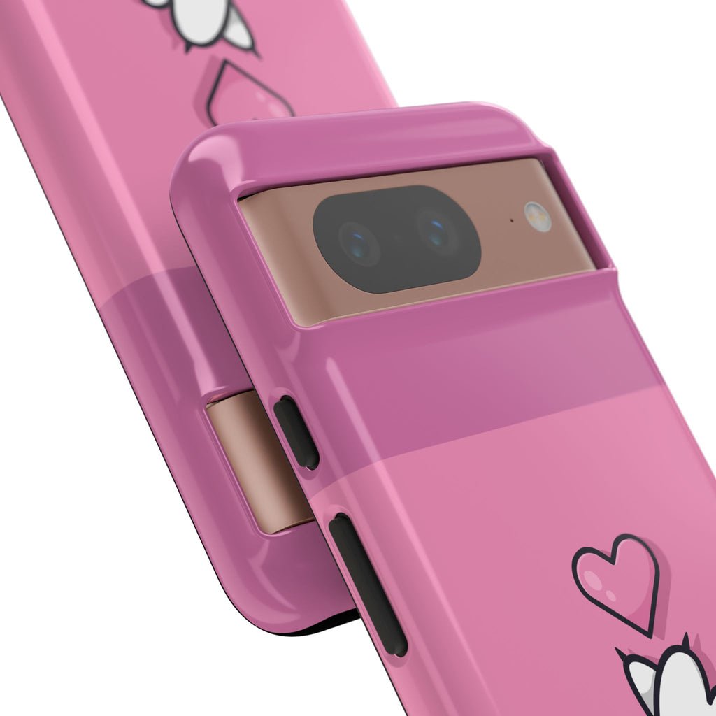 Cute Cat Paw Phone Case, Playful Pet Lover Gift, Animal Print Phone Cover, Heart Design Case, Fun Feminine Case, Kawaii Style