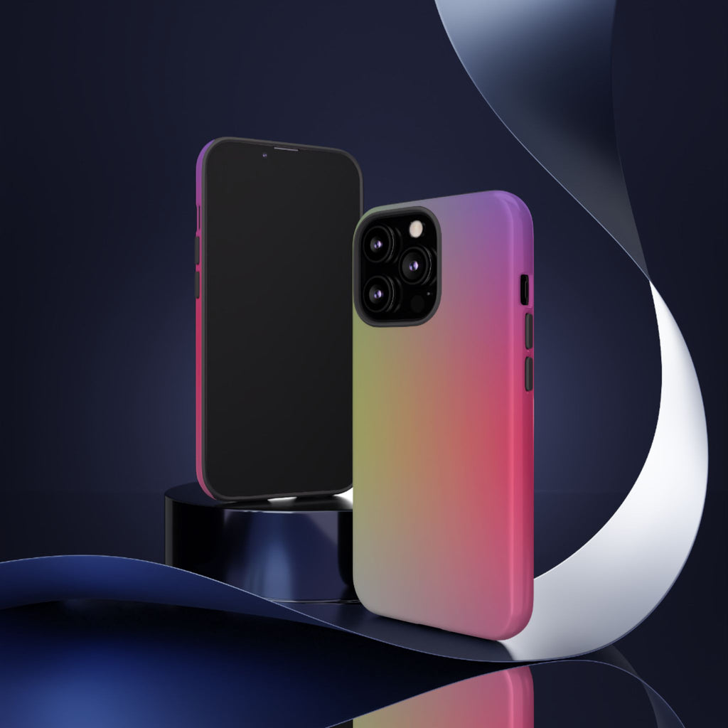 Gradient Phone Case, Tough Cases, Colorful Tech Accessory, Modern Phone Protection, Trendy Gift for Friends, Birthday, Holidays