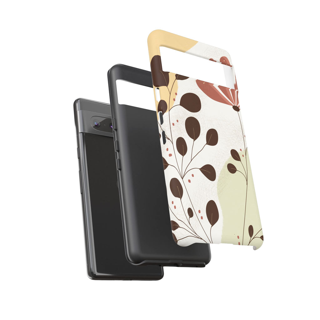 Floral Phone Case - Stylish Tough Cases for Women, Trendy Phone Cover, Gift for Her, Birthday Present, Everyday Use