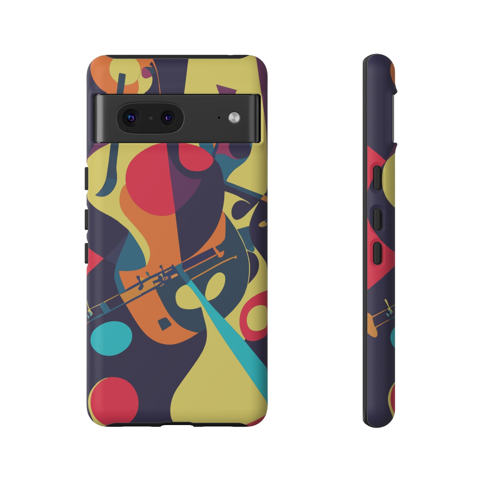 Vibrant Guitar Phone Case - Tough Cases for Music Lovers, Colorful Phone Cover, Gifts for Musicians, Artistic Mobile Accessories, [...]