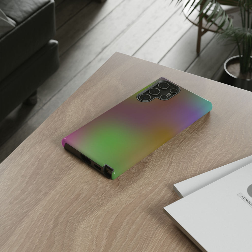 Colorful Gradient Phone Case, Tough Cases for Protection, Stylish Mobile Cover, Unique Gift, Modern Tech Accessory