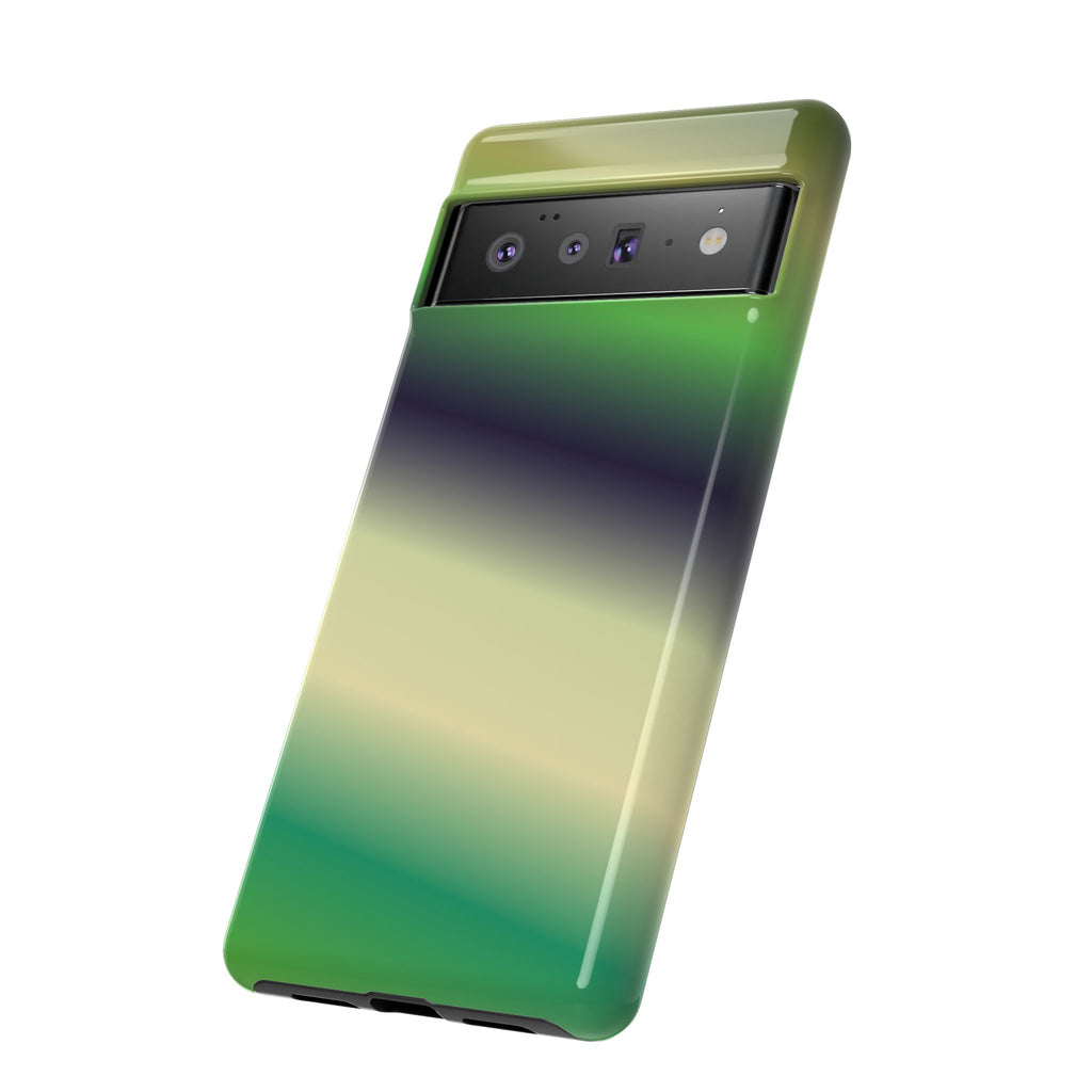 Gradient Phone Case - Tough Cases, Unique Cell Phone Cover, Stylish Tech Accessories, Green and Black Gradient, Perfect Gift
