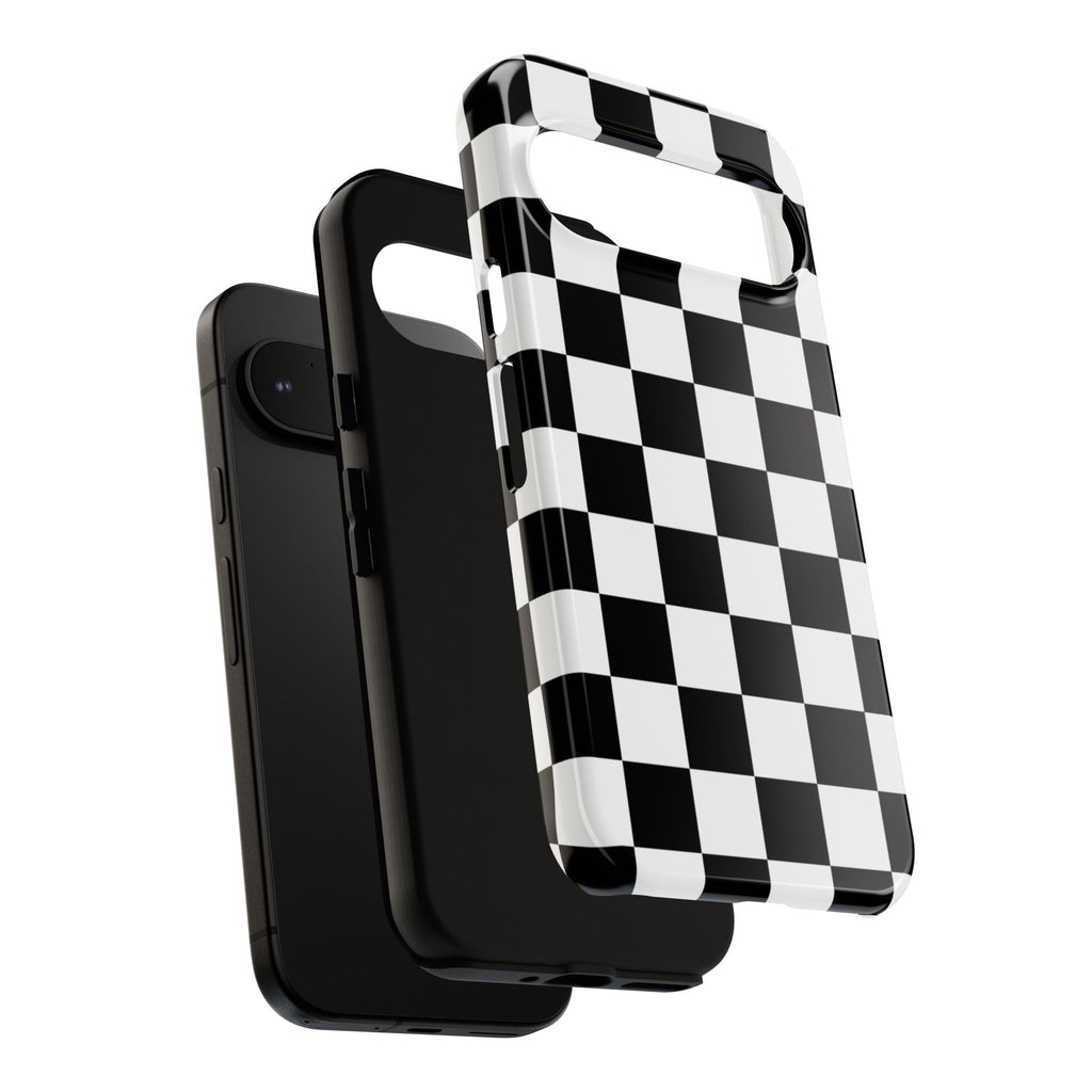 Stylish Checkered Phone Case | Trendy Protective Cover for iPhone, Gift for Teens, Fashion Accessory, Unique Design for All Occasions