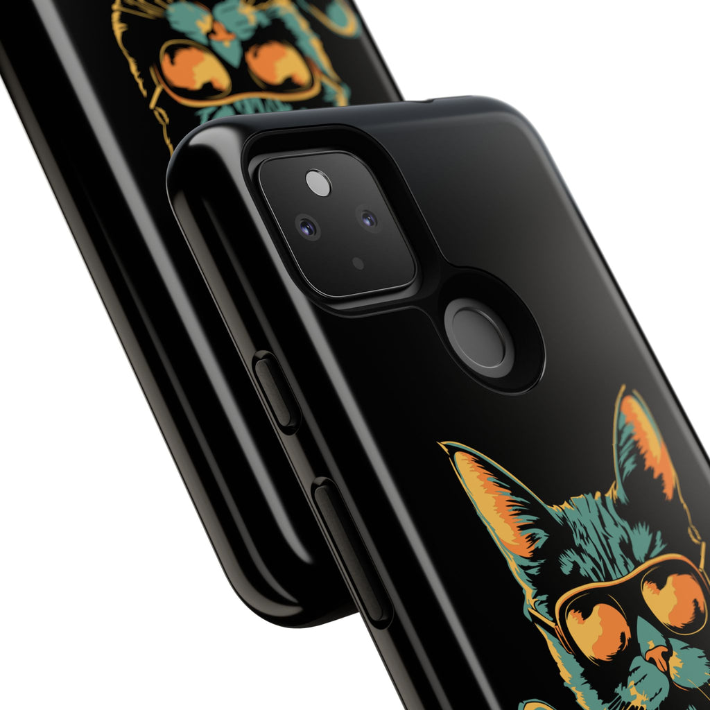 Cool Cat Phone Case, Stylish Phone Cover, Pet Lover Gift, Cute Cat Design, Fun Cat Accessories