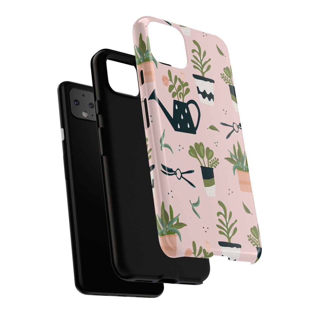 Floral Phone Case, Cute Plant Lover Case, Gift for Gardeners, Phone Cover, Green Thumb Accessories, Mother's Day Gift