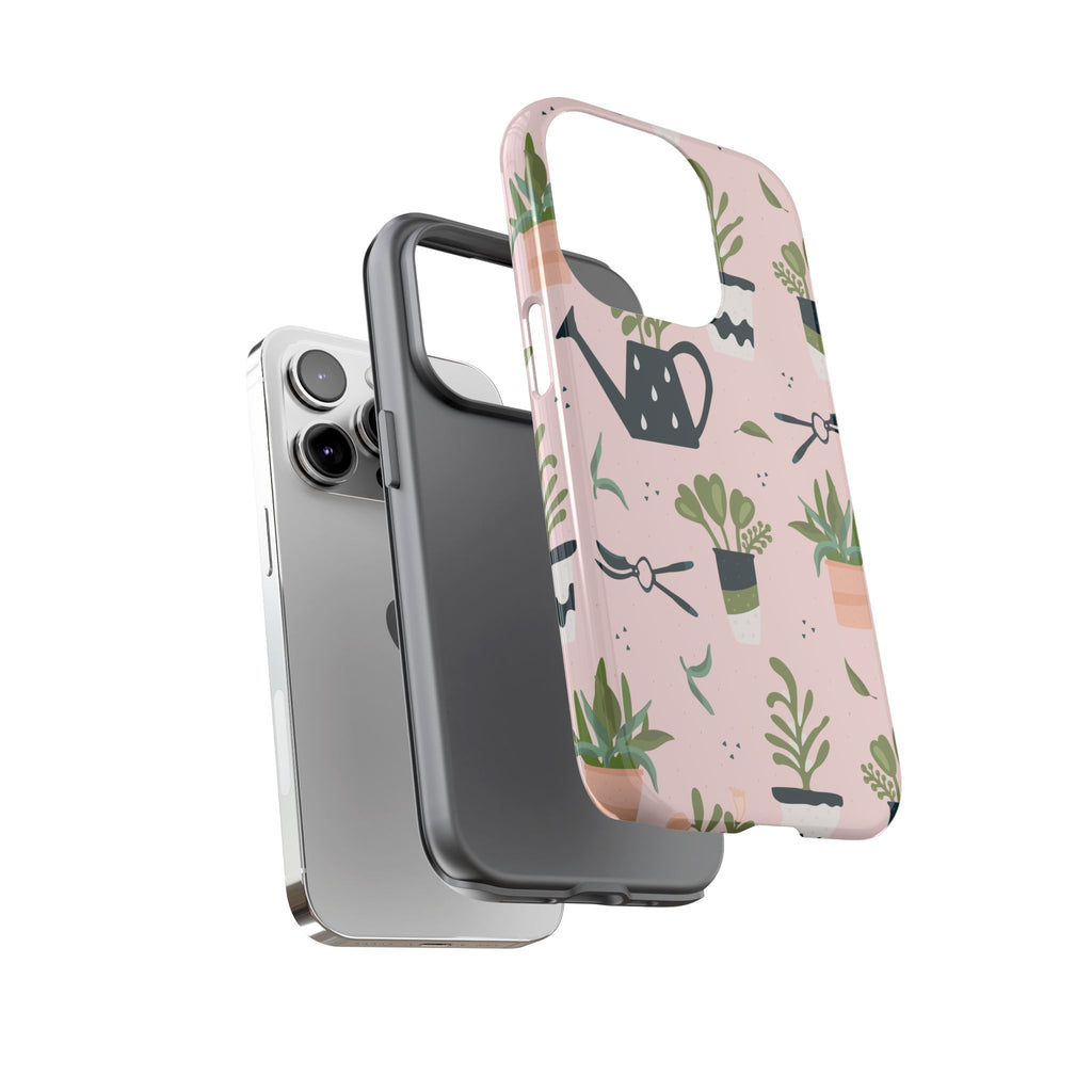 Floral Phone Case, Cute Plant Lover Case, Gift for Gardeners, Phone Cover, Green Thumb Accessories, Mother's Day Gift