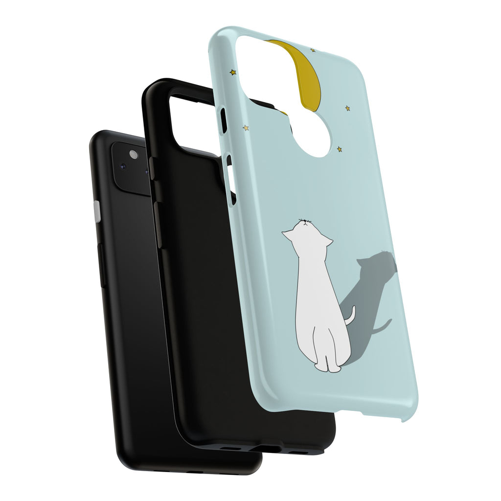 Cute Cat Phone Case, Tough Phone Cover, Pet Lover Gift, Unique Case, Animal Decor, Birthday Gift