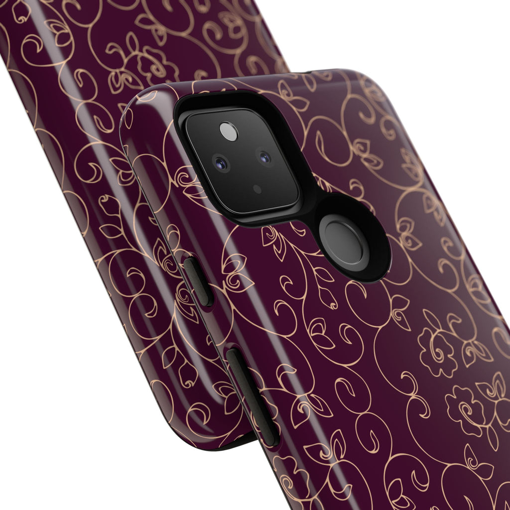 Elegant Floral Phone Case | Durable Mobile Cover, Gift for Her, Floral Design, Stylish Accessory, Phone Protection