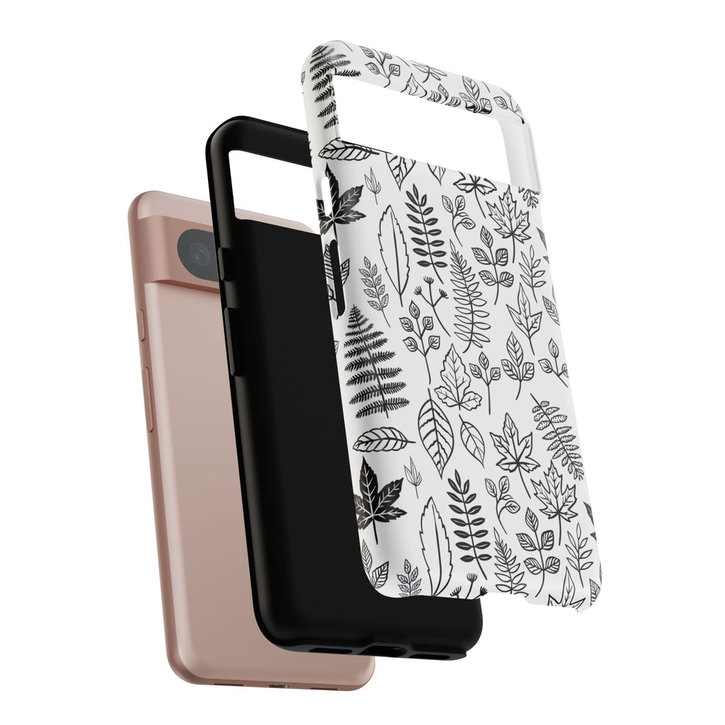 Stylish Phone Case for Nature Lovers, Botanical Design, Gift for Her, Fall Accessories, Customizable Tech Gear