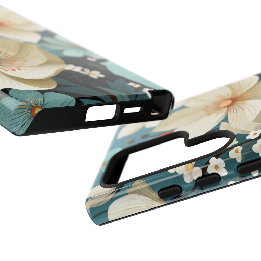 Floral Phone Case, Stylish Tough Cases with Botanical Design, Flower Print Phone Cover, Gifts for Nature Lovers, Eco-Friendly Mobile Cover