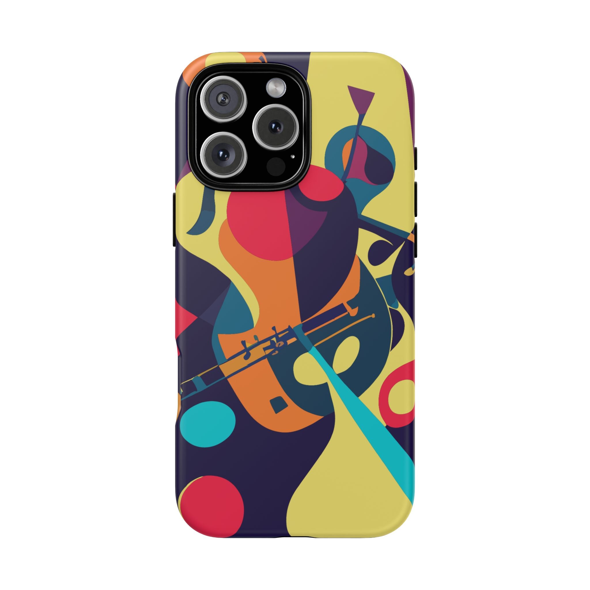 Vibrant Guitar Phone Case - Tough Cases for Music Lovers, Colorful Phone Cover, Gifts for Musicians, Artistic Mobile Accessories, [...]