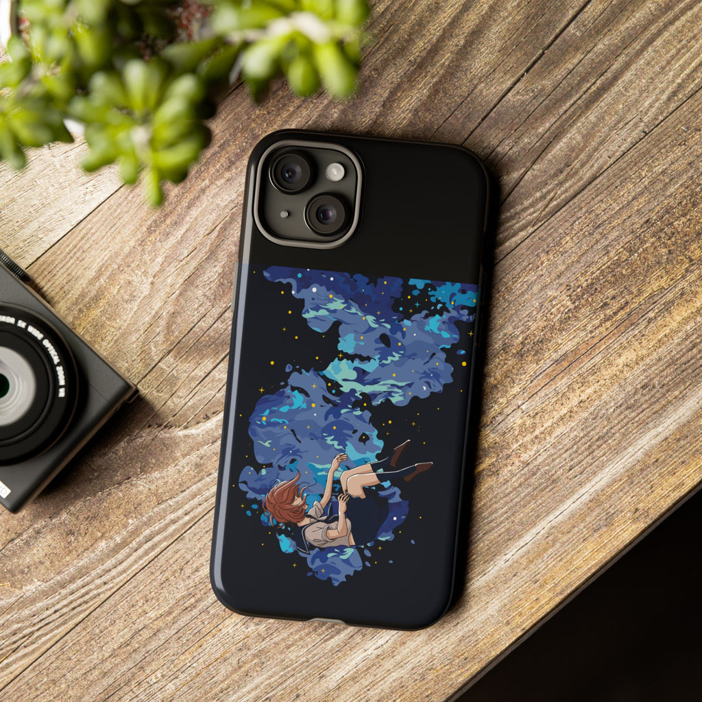 Tough Cases Phone Case - Artistic Galaxy Design, Cute Sleeve for Teens, Gift for Students, Unique Mobile Accessory, Trendy Tech Protection
