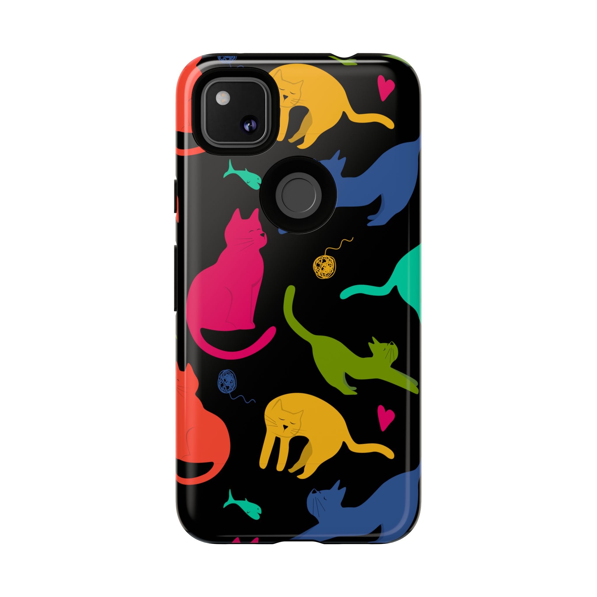 Colorful Cat Phone Case - Fun Pet Lover Accessory, Paw-some Gift for Cat Owners, Colorful Protective Cover, Cute Animal Phone [...]