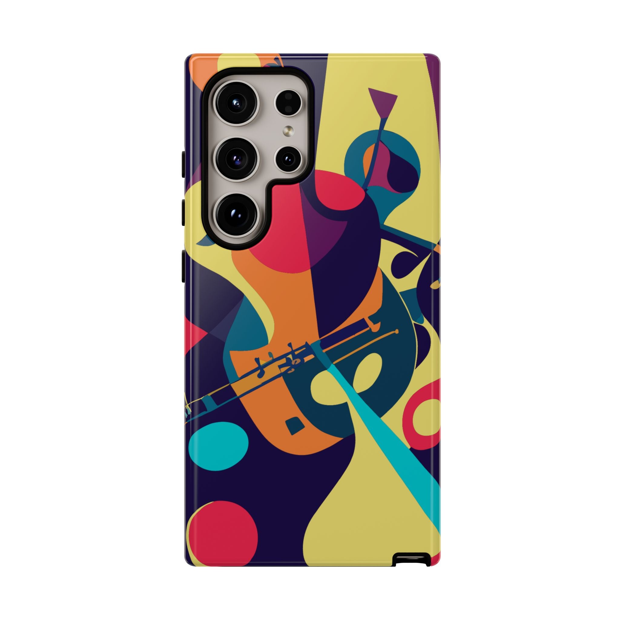 Vibrant Guitar Phone Case - Tough Cases for Music Lovers, Colorful Phone Cover, Gifts for Musicians, Artistic Mobile Accessories, [...]