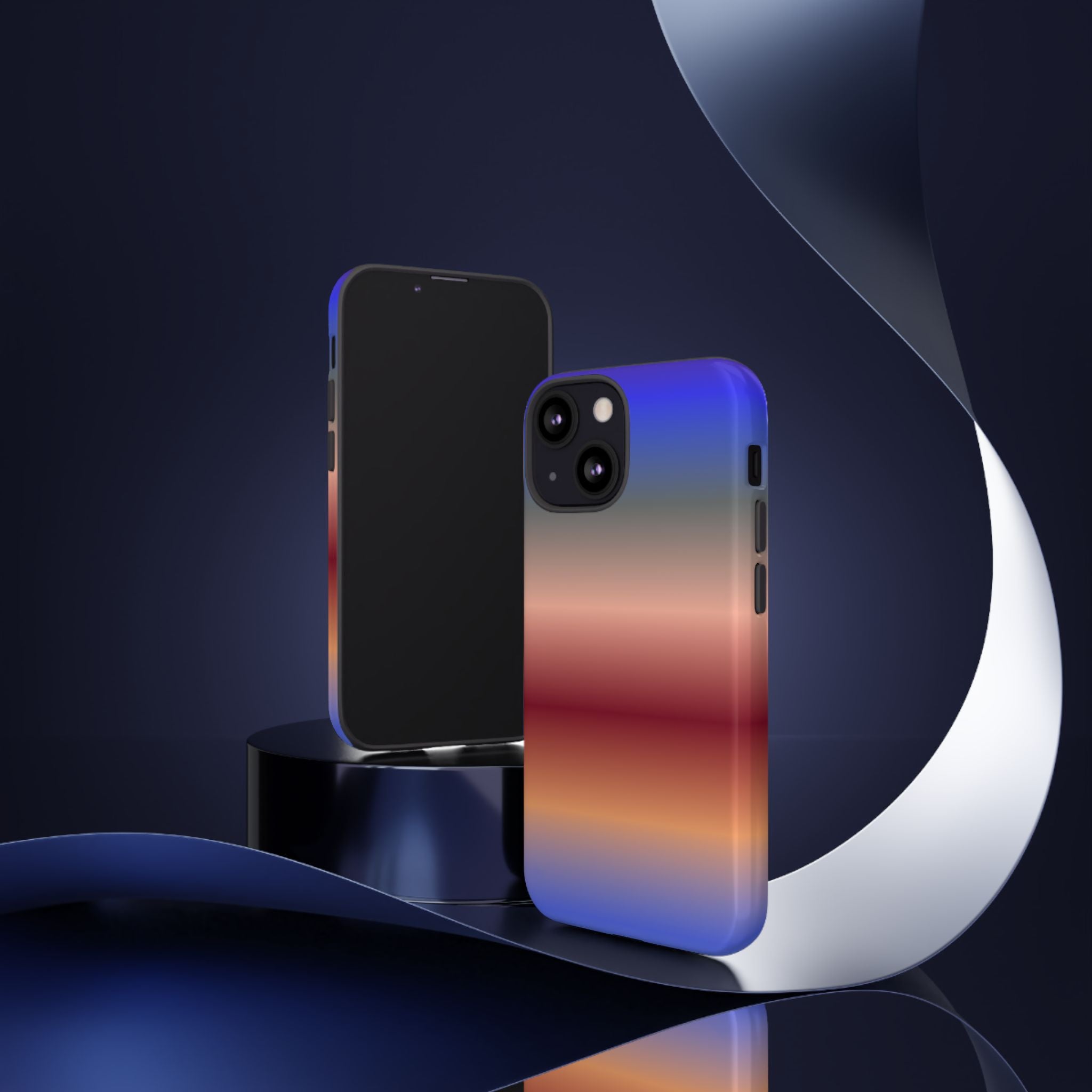 Gradient Phone Case, Tough Cases for iPhone, Stylish Phone Cover, Modern Gradient Design, Durable Protective Case, Gift for Tech Lovers