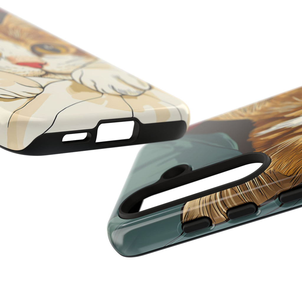Cute Cat Phone Case - Ideal for Cat Lovers, Pet Owners, Birthday Gifts, Smartphone Accessories, Funny Pet Humor