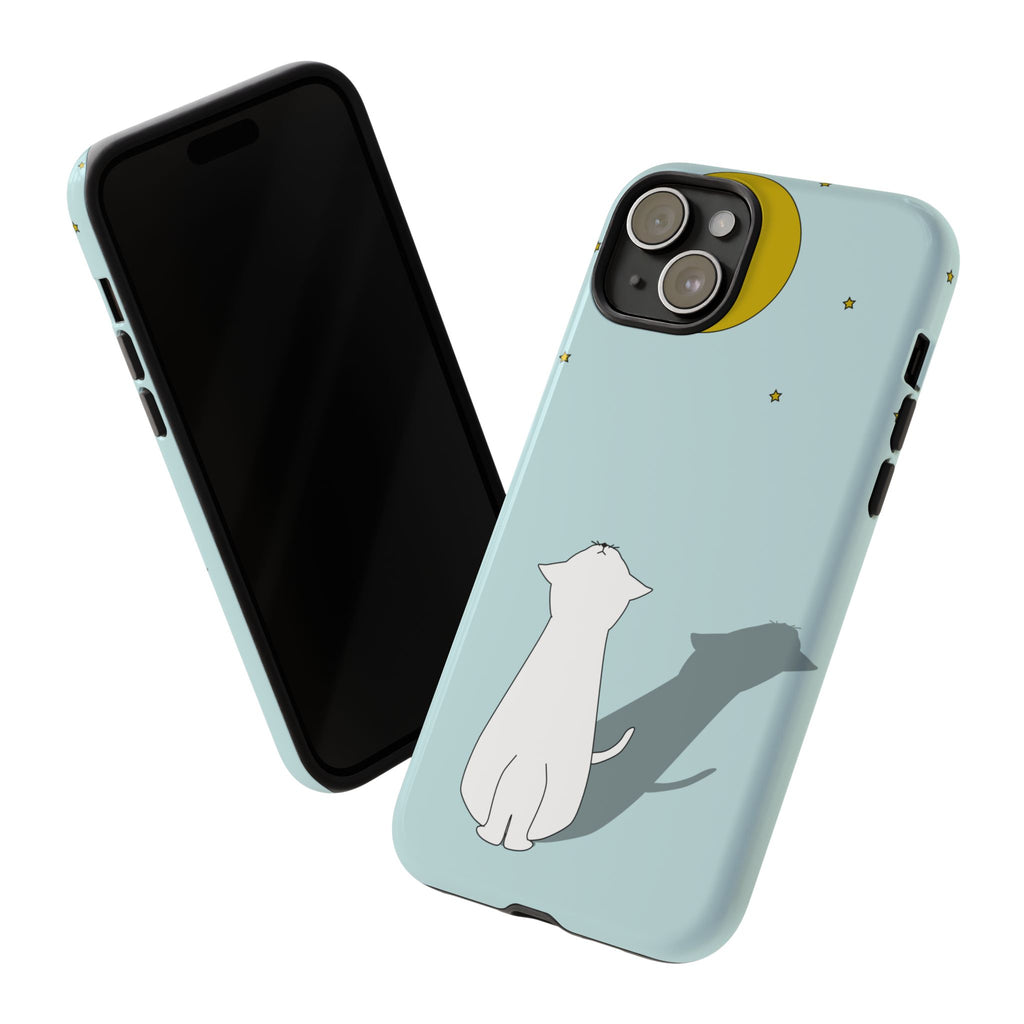 Cute Cat Phone Case, Tough Phone Cover, Pet Lover Gift, Unique Case, Animal Decor, Birthday Gift