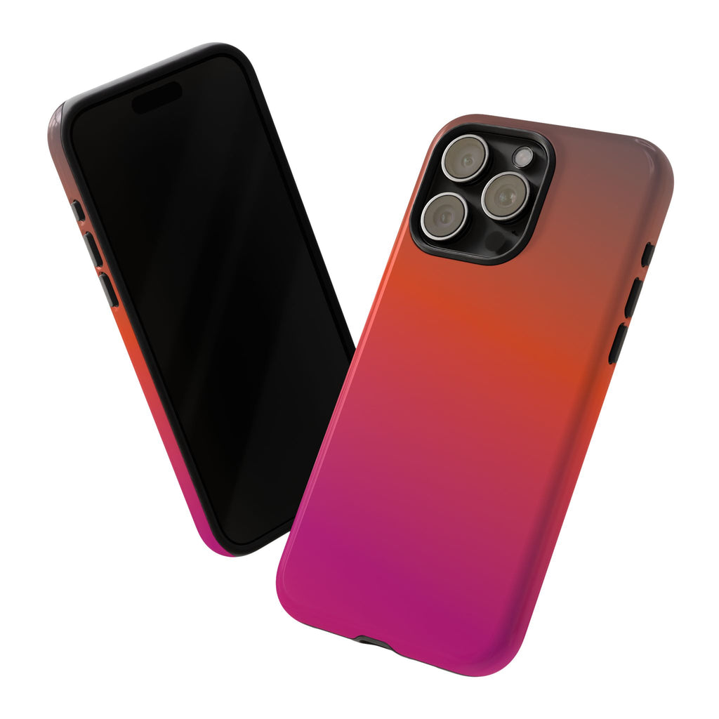 Gradient Phone Case, Custom Tough Case, Durable Phone Accessory, Vibrant Design, Gift for Tech Lovers, Birthday and Holiday Present