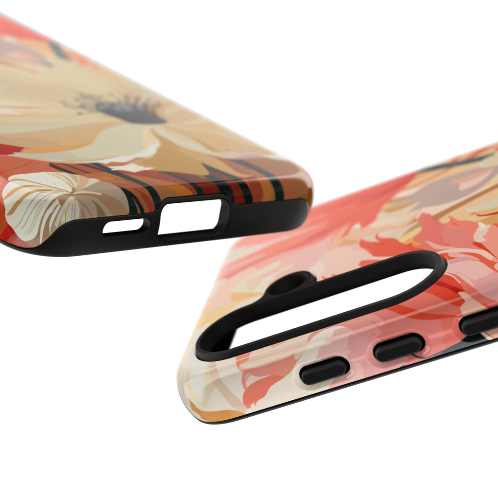 Floral Phone Case, Tough Protective Cover for Floral Lovers, Perfect Gift for Friends, Spring Celebration, Art Lovers Gift