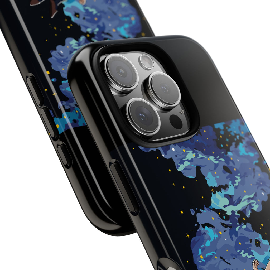 Tough Cases Phone Case - Artistic Galaxy Design, Cute Sleeve for Teens, Gift for Students, Unique Mobile Accessory, Trendy Tech Protection