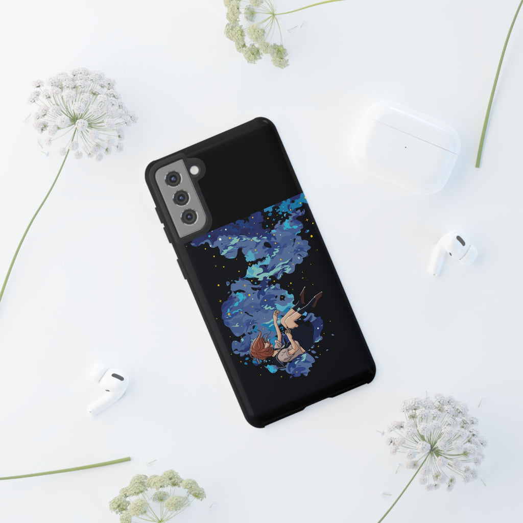 Tough Cases Phone Case - Artistic Galaxy Design, Cute Sleeve for Teens, Gift for Students, Unique Mobile Accessory, Trendy Tech Protection