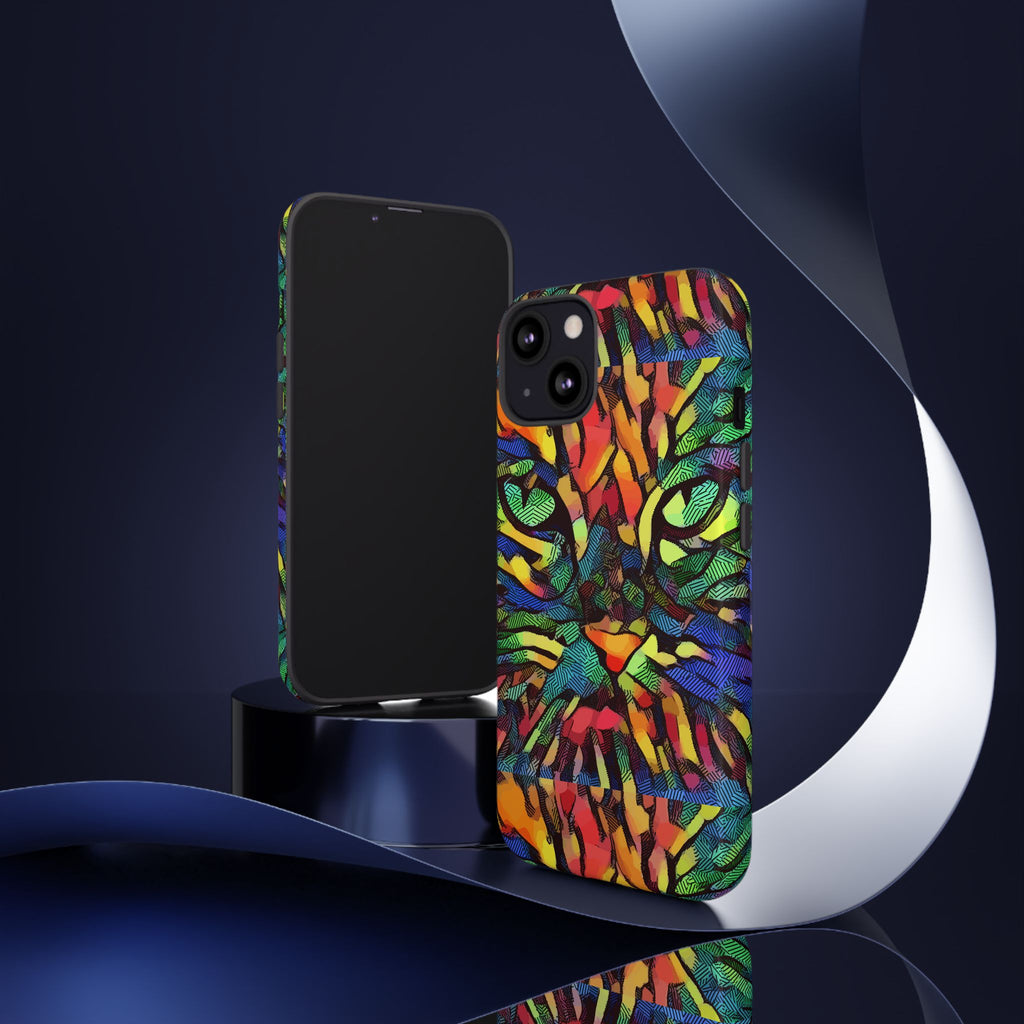 Colorful Phone Cases for Vibrant Style - Tough Cases, Unique Gifts, Animal Print, Artistic Design, Phone Accessories, Eco-Friendly