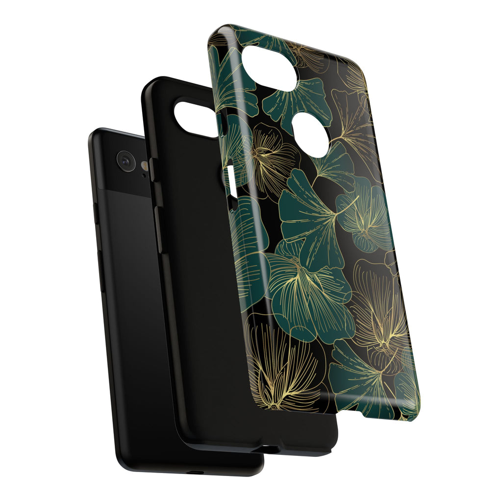 Floral Phone Case - Tough Cases, Protective Cover, Stylish Accessory, Gift for Her, Nature-Inspired Design